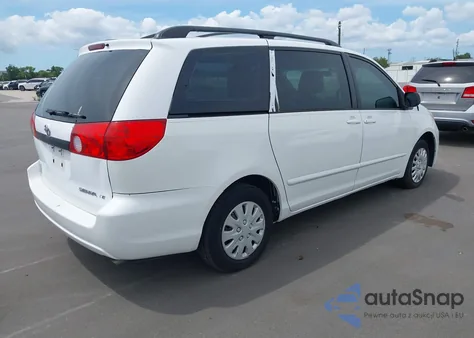 2009 Toyota Sienna Ce z USA, uszkodzony, nr VIN 5TDZK23C99S255503